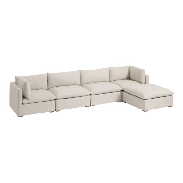 Weston Pillow Top 5 Piece L Modular Sectional Sofa - Image 2
